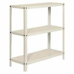 BAUHAUS Simonrack Homeclassic Metallregal L X B X H: 30 X 100 X 90 Cm, Traglast: 100 Kg/Boden, Anzahl Böden: 3 Stk., Schrauben, Weiß