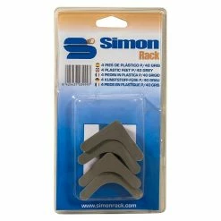 BAUHAUS Simonrack Regalfuß 4 Stk., Passend Für: Simonrack Einlegeböden, Grau