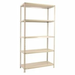 BAUHAUS Simonrack Simonclassic Metallregal Advantage Plus L X B X H: 30 X 100 X 200 Cm, Traglast: 75 Kg/Boden, Anzahl Böden: 5 Stk., Schrauben, Weiß