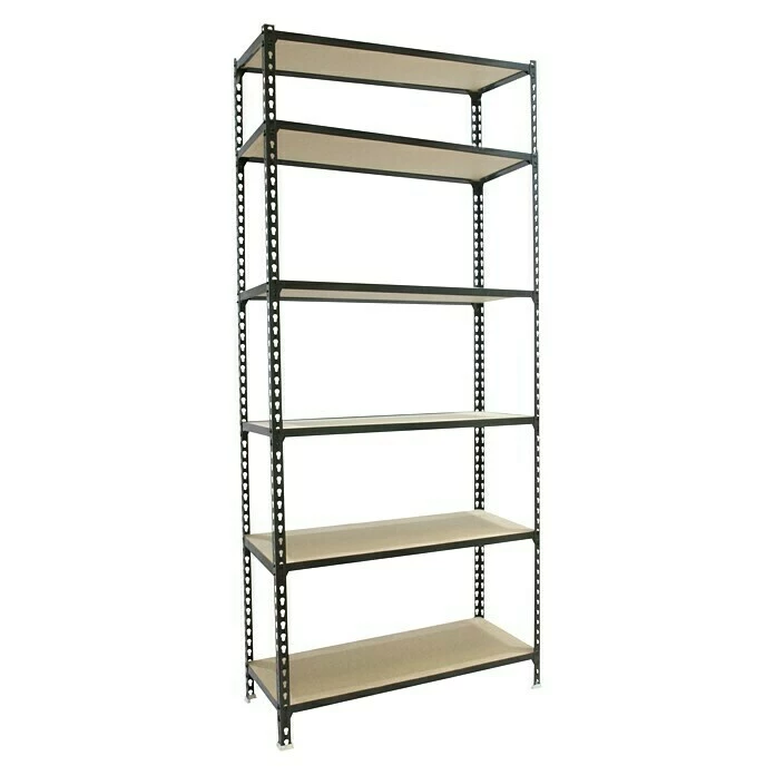 BAUHAUS Simonrack Maderclick Metallregal Mega Plus L X B X H: 30 X 120 X 250 Cm, Traglast: 150 Kg/Boden, Anzahl Böden: 6 Stk., Stecken, Anthrazitgrau 1 BAUHAUS Simonrack Maderclick Metallregal Mega Plus L X B X H: 30 X 120 X 250 Cm, Traglast: 150 Kg/Boden, Anzahl Böden: 6 Stk., Stecken, Anthrazitgrau