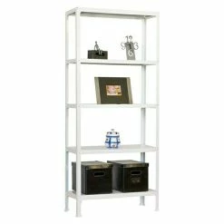 BAUHAUS Simonrack Homeclick Metallregal Mini L X B X H: 30 X 80 X 180 Cm, Traglast: 150 Kg/Boden, Anzahl Böden: 5 Stk., Weiß 7 BAUHAUS Simonrack Homeclick Metallregal Mini L X B X H: 30 X 80 X 180 Cm, Traglast: 150 Kg/Boden, Anzahl Böden: 5 Stk., Weiß -Werkstatteinrichtung store 12 380