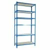BAUHAUS Simonrack Maderclick Metallregal Mega Plus L X B X H: 50 X 120 X 250 Cm, Traglast: 150 Kg/Boden, Anzahl Böden: 6 Stk., Stecken, Blau