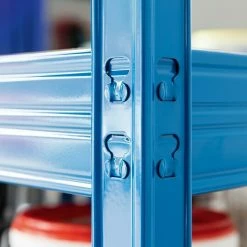 BAUHAUS Metall-Schwerlastregal M L X B X H: 50 X 60 X 180 Cm, Traglast: 290 Kg/Boden, Anzahl Böden: 5 Stk., Stecken, Schwarz -Werkstatteinrichtung store 12 416