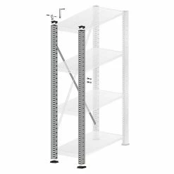 BAUHAUS Scholz System Regalpfosten Anbauelement LĂ€nge: 2.640 Mm, 2 Stk.