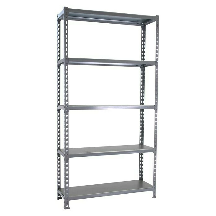BAUHAUS Simonrack Simonclick Metallregal Super Plus L X B X H: 40 X 110 X 200 Cm, Traglast: 180 Kg/Boden, Anzahl Böden: 5 Stk., Stecken, Grau 1 BAUHAUS Simonrack Simonclick Metallregal Super Plus L X B X H: 40 X 110 X 200 Cm, Traglast: 180 Kg/Boden, Anzahl Böden: 5 Stk., Stecken, Grau