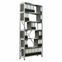 BAUHAUS Scholz Aktenregal Grundelement Länge: 1.050 Mm, Breite: 300 Mm, Höhe: 2.280 Mm, Traglast: 80 Kg/Boden, Anzahl Böden: 7 Stk.