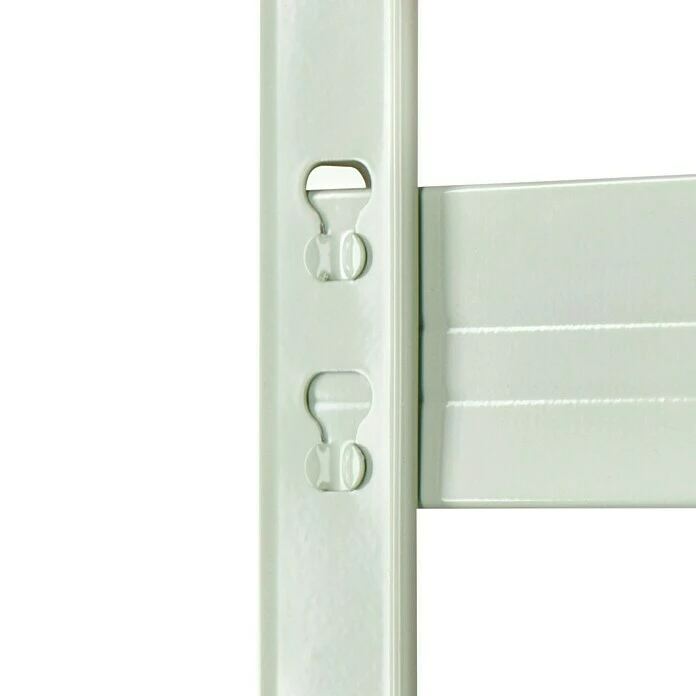 BAUHAUS Regalux Metall-Schwerlastregal L X B X H: 40 X 90 X 180 Cm, Traglast: 175 Kg/Boden, Anzahl Böden: 5 Stk., Stecken, Hellgrün 6 BAUHAUS Regalux Metall-Schwerlastregal L X B X H: 40 X 90 X 180 Cm, Traglast: 175 Kg/Boden, Anzahl Böden: 5 Stk., Stecken, Hellgrün – Bild 6