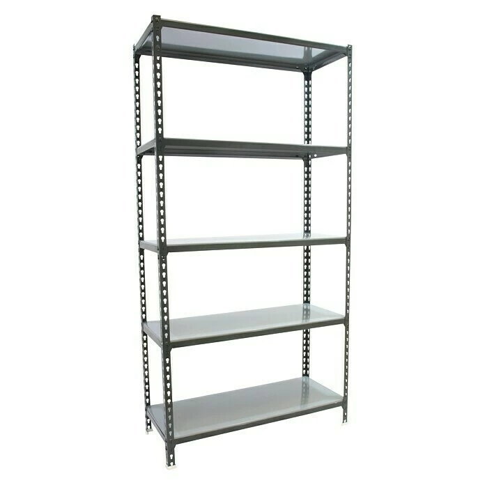 BAUHAUS Simonrack Simonclick Metallregal Super Plus L X B X H: 30 X 110 X 200 Cm, Traglast: 180 Kg/Boden, Anzahl Böden: 5 Stk., Stecken, Anthrazit/Silber 1 BAUHAUS Simonrack Simonclick Metallregal Super Plus L X B X H: 30 X 110 X 200 Cm, Traglast: 180 Kg/Boden, Anzahl Böden: 5 Stk., Stecken, Anthrazit/Silber