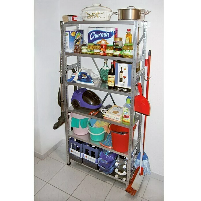 BAUHAUS Scholz System Gerätehalter-Set Verzinkt, 2 Stk. 3 BAUHAUS Scholz System Gerätehalter-Set Verzinkt, 2 Stk. – Bild 3