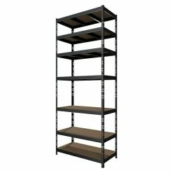 BAUHAUS Metall-Schwerlastregal B X T X H: 90 X 45 Cm X 226 Cm, Traglast: 200 Kg/Boden, Anzahl Böden: 7 Stk., Stecken, Anthrazit 8 BAUHAUS Metall-Schwerlastregal B X T X H: 90 X 45 Cm X 226 Cm, Traglast: 200 Kg/Boden, Anzahl Böden: 7 Stk., Stecken, Anthrazit -Werkstatteinrichtung store 12 538