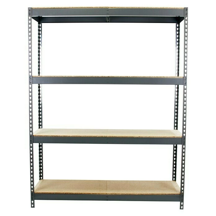 BAUHAUS Simonrack Ecoforte Metall-Schwerlastregal L X B X H: 60 X 120 X 200 Cm, Traglast: 400 Kg/Boden, Anzahl Böden: 4 Stk., Stecken, Grau 1 BAUHAUS Simonrack Ecoforte Metall-Schwerlastregal L X B X H: 60 X 120 X 200 Cm, Traglast: 400 Kg/Boden, Anzahl Böden: 4 Stk., Stecken, Grau