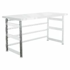 BAUHAUS Scholz System Tischbein-Set Länge: 720 Mm, Verzinkt, 2 Stk.