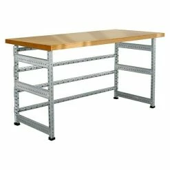 BAUHAUS Scholz System Tischbein-Set Länge: 720 Mm, Verzinkt, 2 Stk. -Werkstatteinrichtung store 12 564