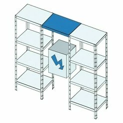 BAUHAUS Regalux Winkelprofil L X B X H: 4 X 4 X 100 Cm, Verzinkt -Werkstatteinrichtung store 12 609