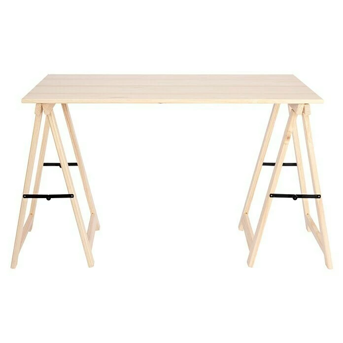 BAUHAUS Astigarraga Arbeitstisch Höhe: 76,8 Cm, Kiefer, Natur 1 BAUHAUS Astigarraga Arbeitstisch Höhe: 76,8 Cm, Kiefer, Natur