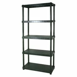 BAUHAUS Regalux Kunststoffregal Urano L X B X H: 40 X 90 X 188 Cm, Traglast: 55 Kg/Boden