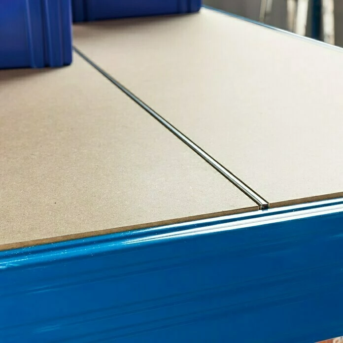 BAUHAUS Regalux Metall-Schwerlastregal XXL L X B X H: 60 X 160 X 185 Cm, Traglast: 350 Kg/Boden, Anzahl Böden: 4 Stk., Stecken, Blau 3 BAUHAUS Regalux Metall-Schwerlastregal XXL L X B X H: 60 X 160 X 185 Cm, Traglast: 350 Kg/Boden, Anzahl Böden: 4 Stk., Stecken, Blau – Bild 3