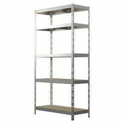 BAUHAUS Regalux Metall-Schwerlastregal L X B X H: 40 X 90 X 180 Cm, Traglast: 175 Kg/Boden, Anzahl Böden: 5 Stk., Stecken, Silber 8 BAUHAUS Regalux Metall-Schwerlastregal L X B X H: 40 X 90 X 180 Cm, Traglast: 175 Kg/Boden, Anzahl Böden: 5 Stk., Stecken, Silber -Werkstatteinrichtung store 12 744