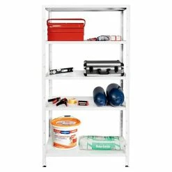 BAUHAUS Regalux Metallregal L X B X H: 45 X 100 X 188 Cm, Traglast: 65 Kg/Boden, Weiß 9 BAUHAUS Regalux Metallregal L X B X H: 45 X 100 X 188 Cm, Traglast: 65 Kg/Boden, Weiß -Werkstatteinrichtung store 12 765