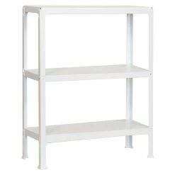 BAUHAUS Simonrack Homeclick Metallregal Mini L X B X H: 30 X 80 X 90 Cm, Traglast: 150 Kg/Boden, Anzahl Böden: 3 Stk., Weiß