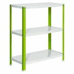 BAUHAUS Simonrack Homeclassic Metallregal L X B X H: 30 X 80 X 90 Cm, Traglast: 100 Kg/Boden, Anzahl Böden: 3 Stk., Schrauben, Grün