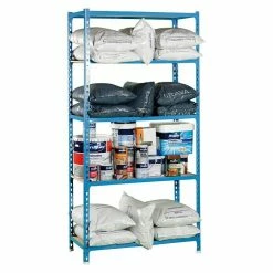 BAUHAUS Simonrack Maderclick Metallregal Super Plus L X B X H: 50 X 110 X 200 Cm, Traglast: 150 Kg/Boden, Anzahl Böden: 5, Stecken, Blau