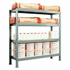 BAUHAUS Metall-Schwerlastregal Super Heavy 60 X 200 X 200 Cm, Traglast: 1.000, Stecken -Werkstatteinrichtung store 12 864