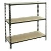 BAUHAUS Simonrack Maderclick Metallregal Mega Plus L X B X H: 30 X 120 X 90 Cm, Traglast: 150 Kg/Boden, Anzahl Böden: 3 Stk., Stecken, Anthrazitgrau