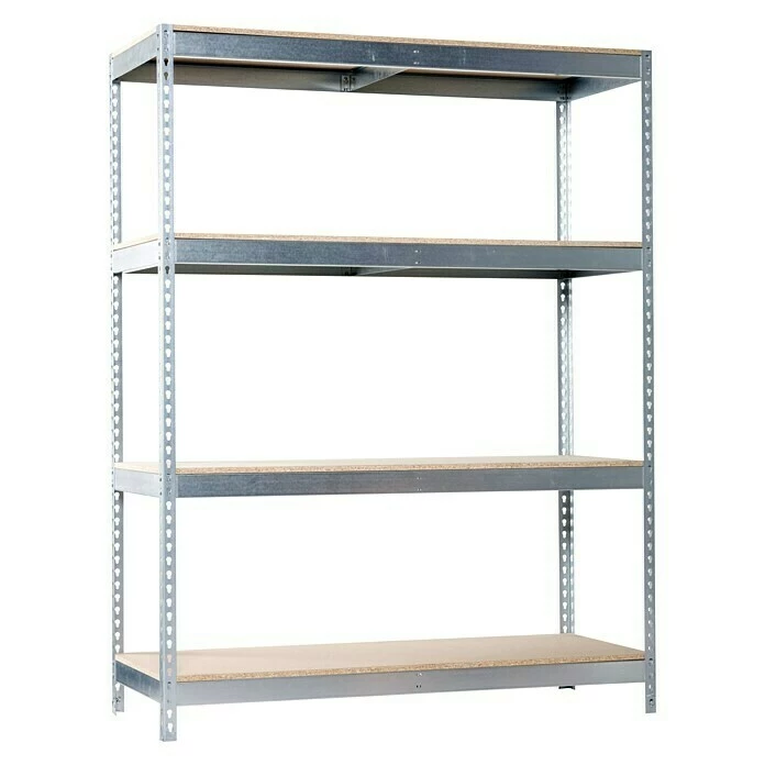 BAUHAUS Simonrack Simonforte Metall-Schwerlastregal L X B X H: 45 X 150 X 200 Cm, Traglast: 600 Kg/Boden, Anzahl Böden: 4, Silber 1 BAUHAUS Simonrack Simonforte Metall-Schwerlastregal L X B X H: 45 X 150 X 200 Cm, Traglast: 600 Kg/Boden, Anzahl Böden: 4, Silber
