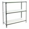 BAUHAUS Simonrack Simonclick Metallregal Mini L X B X H: 40 X 80 X 90 Cm, Traglast: 180 Kg/Boden, Anzahl Böden: 3 Stk., Stecken, Anthrazit/Weiß