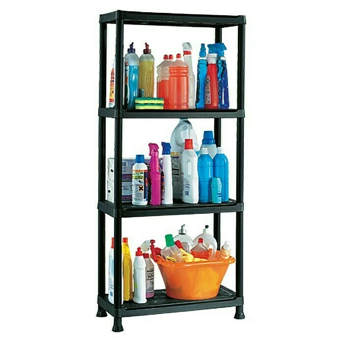 BAUHAUS Regalux Kunststoffregal 30 X 60 X 143 Cm, Traglast: 25 Kg/Boden 2 BAUHAUS Regalux Kunststoffregal 30 X 60 X 143 Cm, Traglast: 25 Kg/Boden – Bild 2