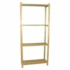 BAUHAUS Regalux Holzregal Höhe: 170 Cm, Anzahl Böden: 4