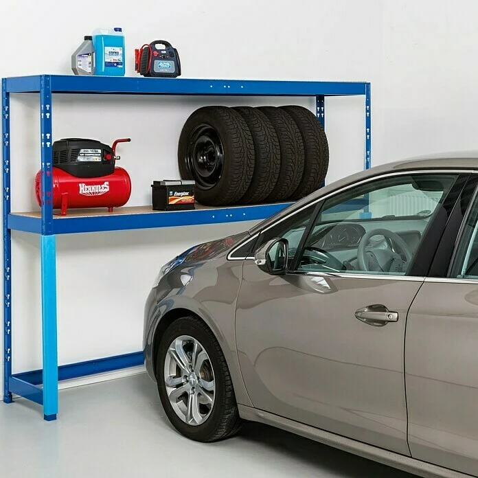 BAUHAUS Regalux Garagenregal Traglast: 300 Kg/Boden, 50 X 240 X 180 Cm 1 BAUHAUS Regalux Garagenregal Traglast: 300 Kg/Boden, 50 X 240 X 180 Cm