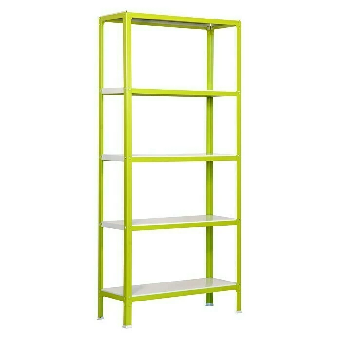 BAUHAUS Simonrack Homeclick Metallregal Mini L X B X H: 40 X 80 X 180 Cm, Traglast: 150 Kg/Boden, Anzahl Böden: 5 Stk., Grün 1 BAUHAUS Simonrack Homeclick Metallregal Mini L X B X H: 40 X 80 X 180 Cm, Traglast: 150 Kg/Boden, Anzahl Böden: 5 Stk., Grün