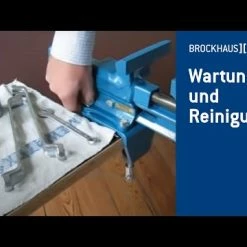 BAUHAUS Heuer Schraubstock Backenbreite: 140 Mm, Stahl, Rohrspannbacken -Werkstatteinrichtung store hqdefault